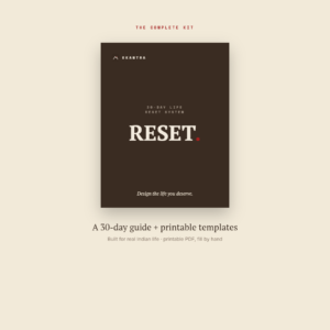 The 30-Day Life Reset System